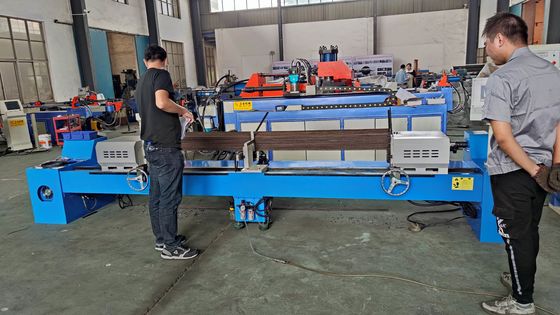 DJ80 Hydraulic Double Head Solid Tube Chamfering Machine Końcowy młyn