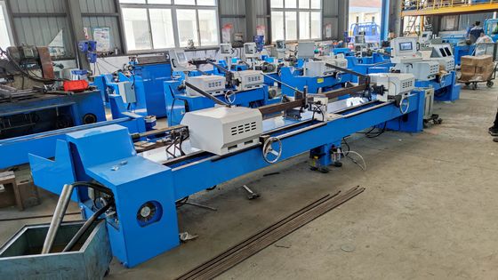 DJ80 Hydraulic Double Head Solid Tube Chamfering Machine Końcowy młyn